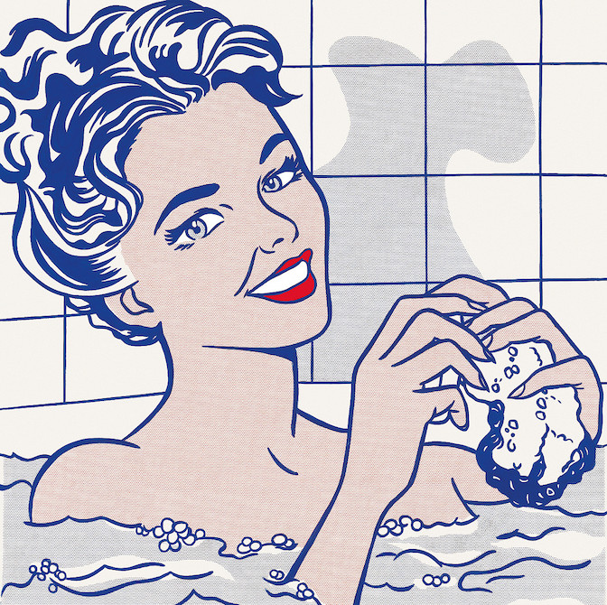 Royy Lichtenstein: Woman in Bath, 1963