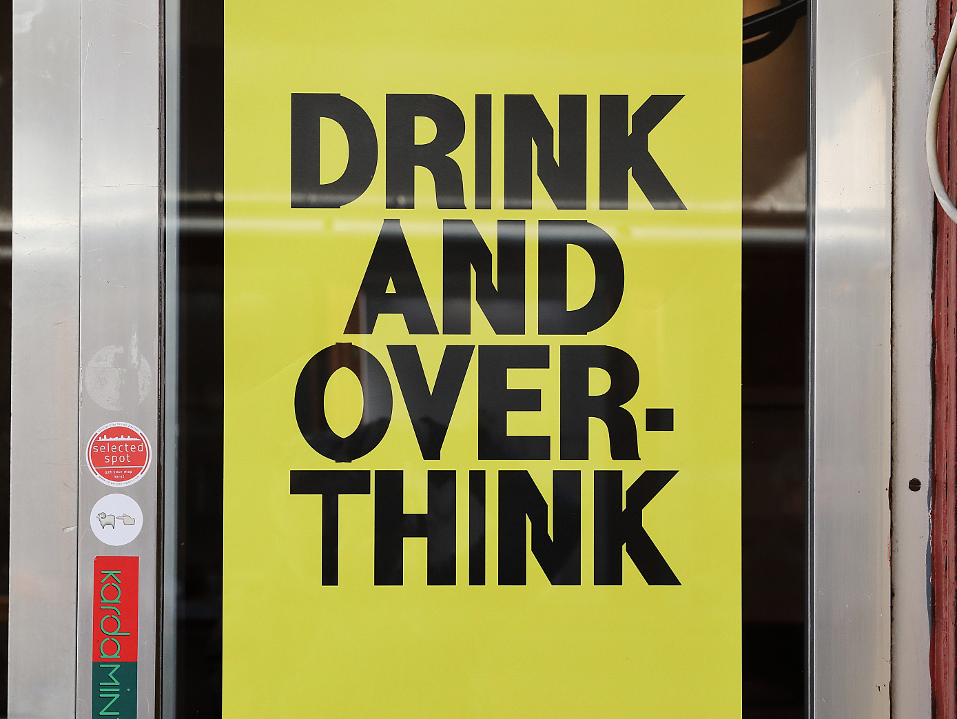 herbstvermittlung: Drink and Overthink