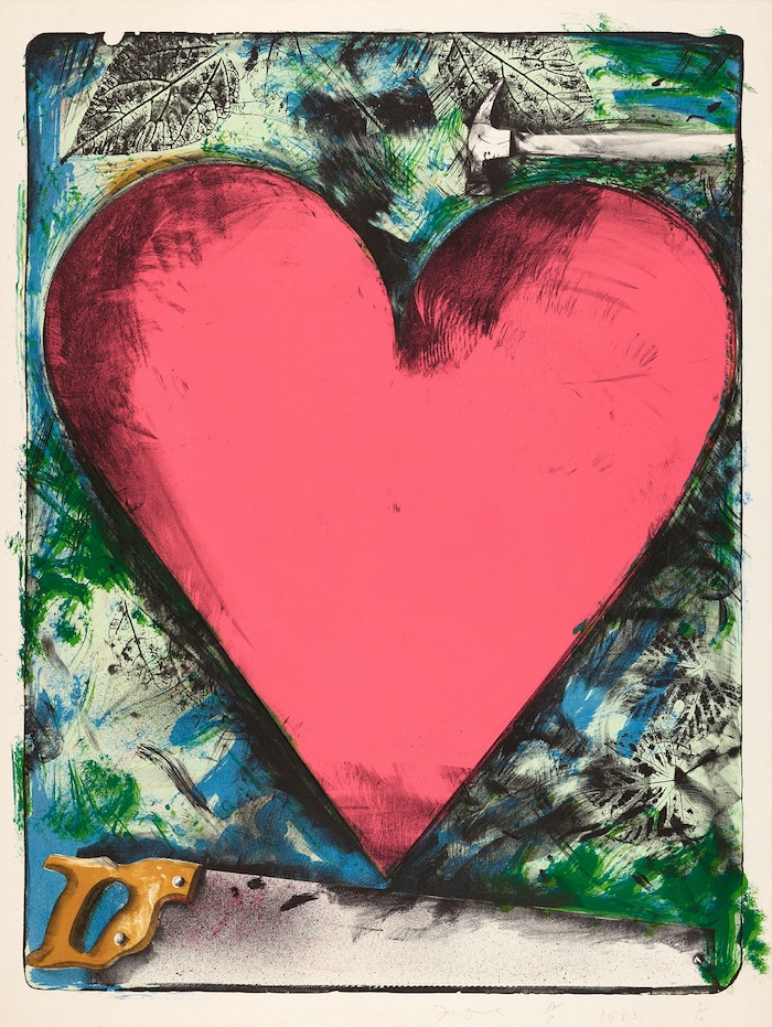 Jim Dine/ Heart at the opera, 1983