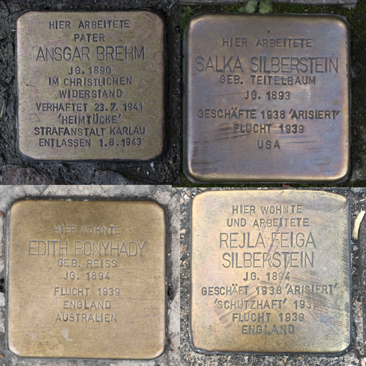 Aktionstag der OMAS GEGEN RECHTS - Stolpersteine Gedenkspaziergang