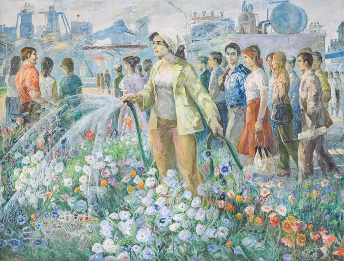 Agron Dine: Watering Flowers, 1981