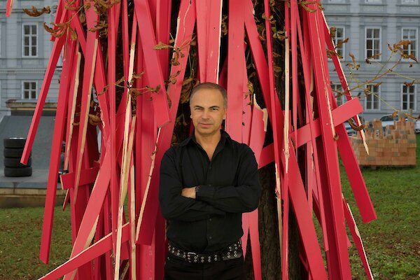 Sandro Droschl (vor Clemens Hollerer, The Locust), 2017