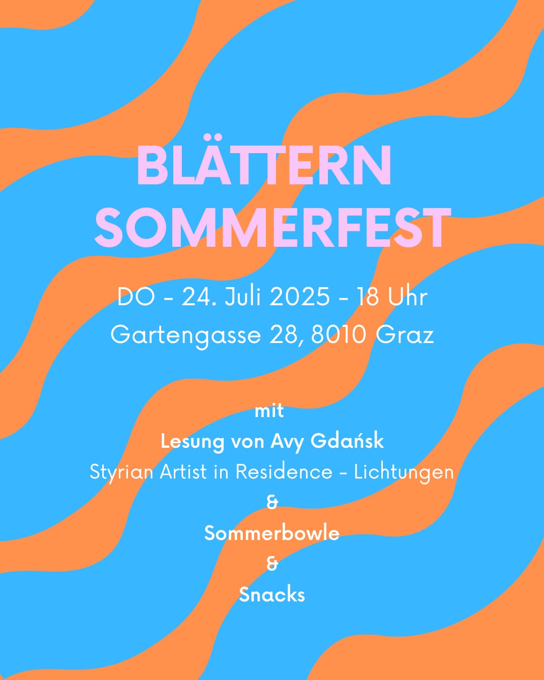 BLÄTTERN Sommerfest