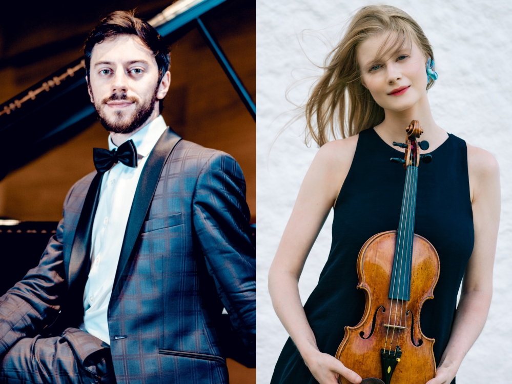 Pianist Philipp Scheucher und Geigerin Cosima Soulez Larivière