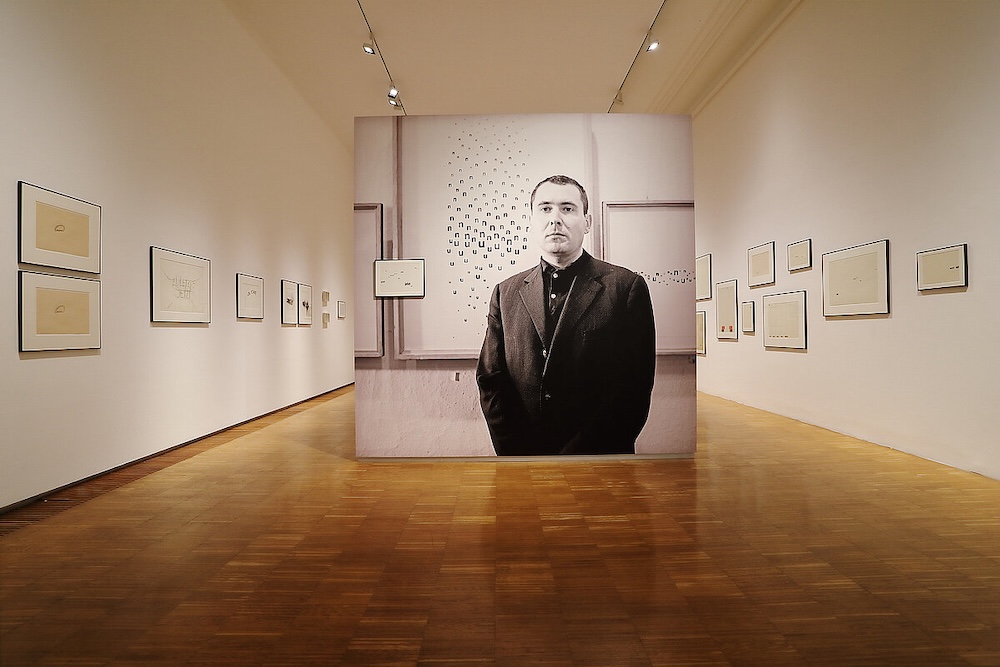 Ausstellungsansicht „gerhard rühm. noch immer jetzt“