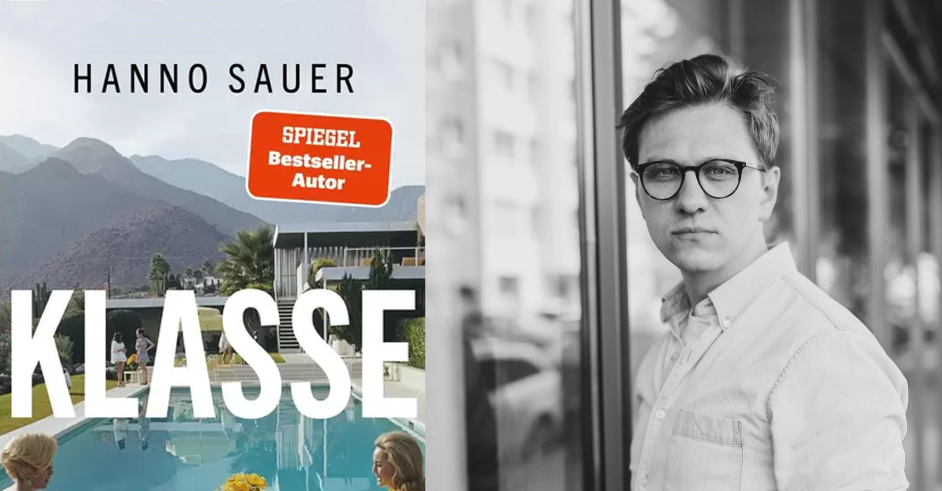 Fotocredit: Sauer (c) Elisa Prodöhl; Cover: Piper Hanno Sauer: Klasse: Die Entstehung von Oben und Unten | Literaturhaus Graz