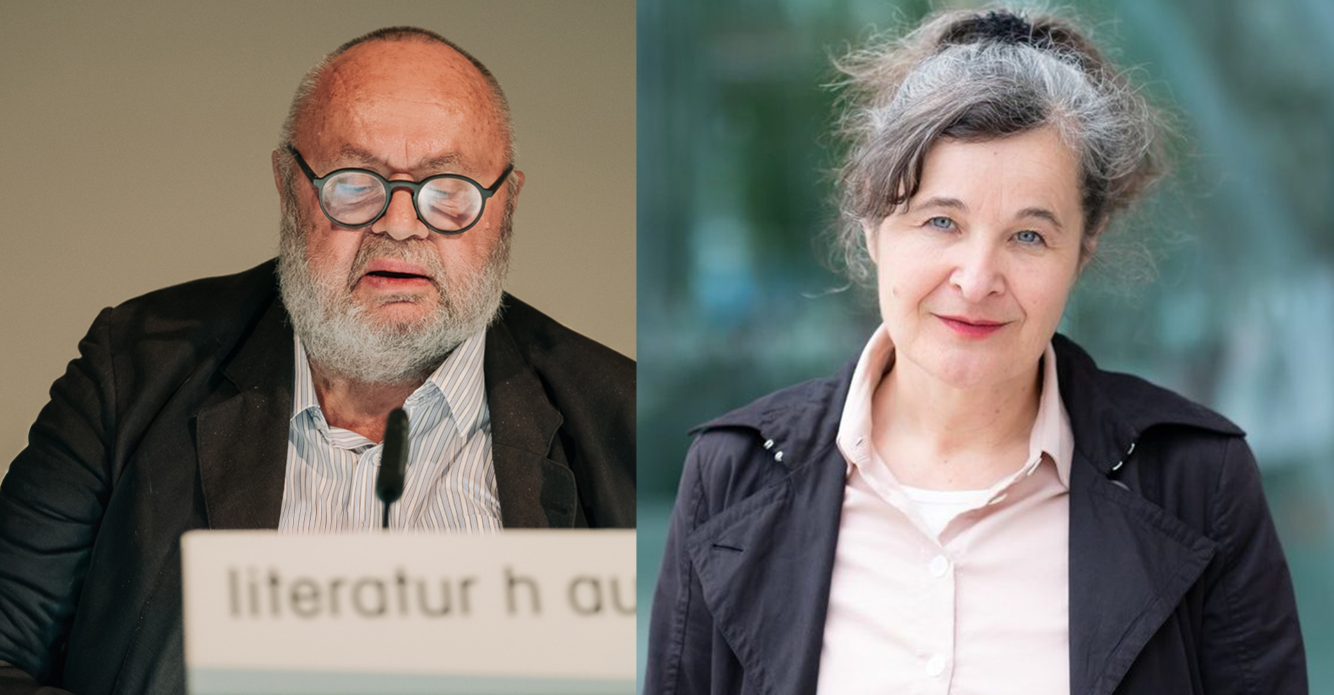 Fotocredit: Schuh © Lena Prehal; Hofstätter © Hans Kogler Karl Kraus: Die letzten Tage der Menschheit gelesen von Franz Schuh und Maria Hofstätter