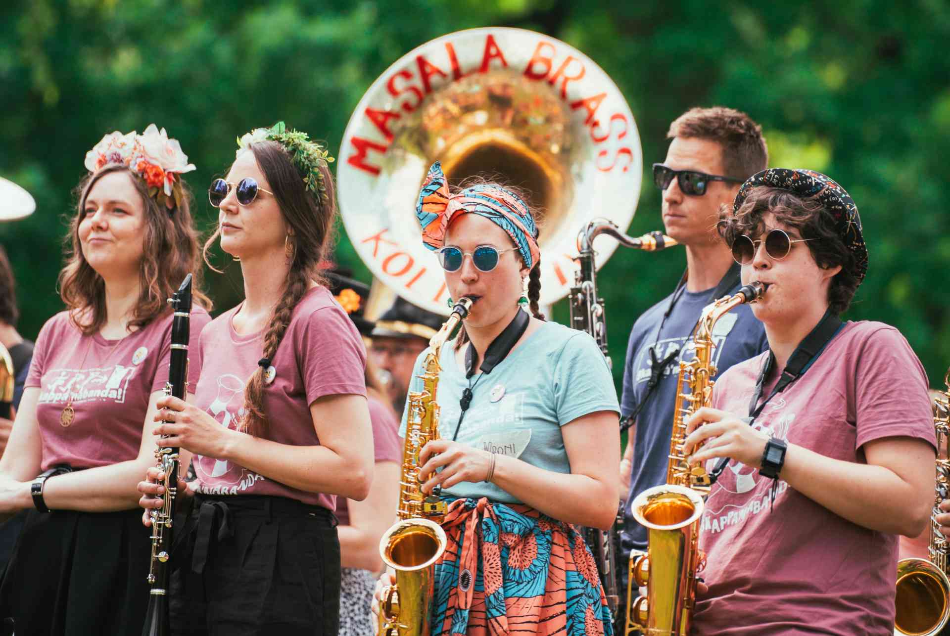 Straßenmusik beim SKAPPA'NABANDA! Urban Brass Festival