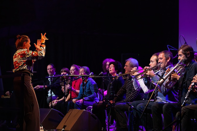 The Styrian Improvisers Orchestra featuring Bettina Wenzel | Stockwerk