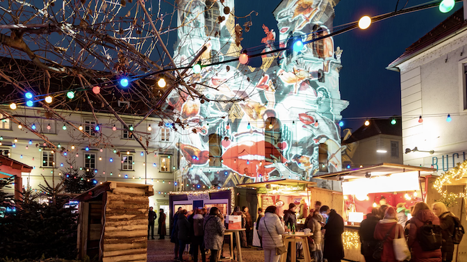 Winter Won­der­lend am Mariahilferplatz